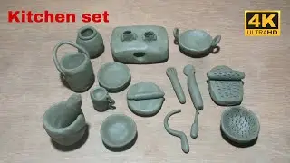 miniature kitchen set video |मिट्टी का बर्तन बनाने विडियो