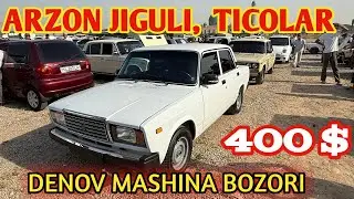 Yangi Jiguli va Tico narxlari | Denov mashina bozori narxlari 
