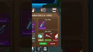 LOOKING OFFER FOR MY CERULEAN BLOSSOM 👀 #kinglegacy #roblox #trade