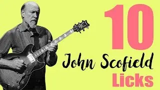 10 John Scofield Jazz Blues Licks (Bb7) - Guitar Lesson & Transcription With Tabs
