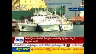 Raj Dhwaj -- A Largest Coast Guard In Kakinada Harbor's Armour
