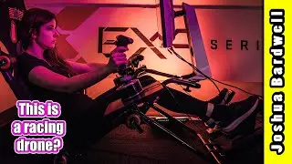 The first racing drone to carry a human pilot on board ALAUDA AIRSPEEDER v3
