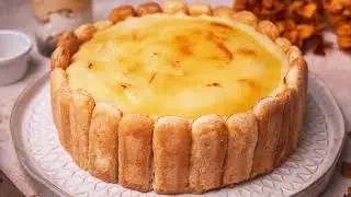 Goxua en tarta, un dulce irresistible con bizcochos de soletilla y crema