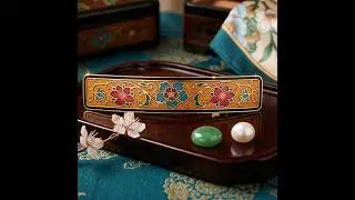 Enamel metal hair clip | Enamel hair accessories supplier