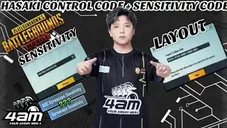 4AM HASAKI CONTROL CODE AND SENSITIVITY CODE | 凌晨 4 点 HASAKI 控制代码和灵敏度代码 | BEST CHINESE PUBG PLAYER