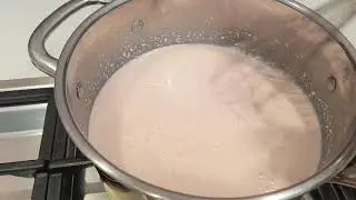 Homemade condensed milk with strawberry jelly /Mabilis gawin ang bago Kung sangkap. 