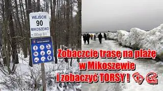 Zobaczcie trasę na plażę w Mikoszewie i zobaczyć TORSY ! 👣🌊