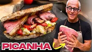 Panino Mostruoso con Bistecca di PICANHA al BBQ - Ricetta di Chef Max Mariola