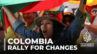 Indigenous people march on Bogota to demand justice for killings
