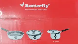 Unboxing video | Butterfly ( stainless steel cookware ) | #shorts