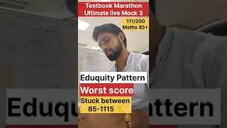 Testbook marathon ultimate Live mock 3| Eduquity pattern| #ssccgl #ssc #eduquity #cgl