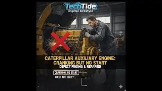 Caterpillar Auxiliary Engine Cranking But Not Starting.