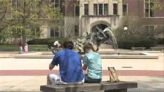 Michigan Alumni: Alumni Lookout, Turning on The Fountain