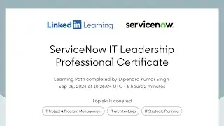 SERVICENOW IT LEADERSHIP PROFESSIONAL CERTIFICATION FINAL SOLUTION.