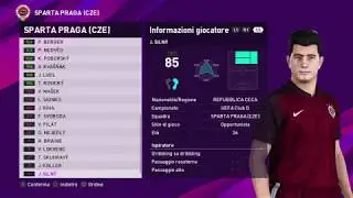 eFootball PES 2020 (PS4) - SPARTA PRAGA CLASSIC ALL TIME XI (98/100)