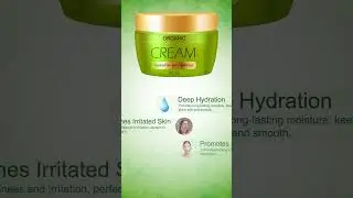 Create Beauty Cream ads in after effects | Product motion graphics | after effect