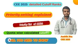 How to set priority order for CEE 2025 MBBS AND BDS, Don't miss your college KNOW this