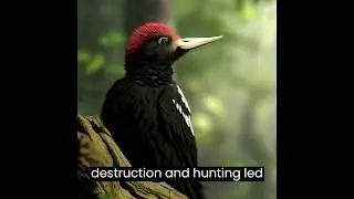 [49 RARE SPECIES] American ivory-billed woodpecker last sighted in the wild was in 1944 in Louisiana