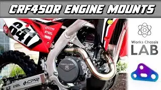 Тестирую ТИТАНОВЫЕ опоры двигателя на моем CRF450R!