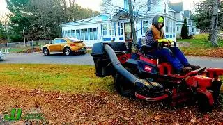 Leaf Blower and Bagger Combo... Best way to clean up leaves??