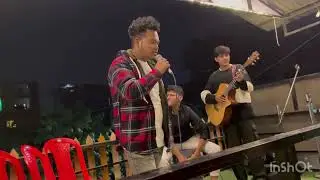 Our first  live jamming session  🙂💞🎧🎧 #guitarcover #live #trending ￼￼