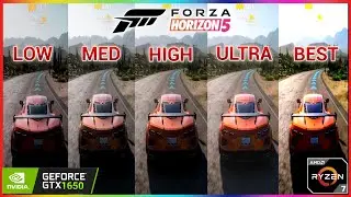 𝗙𝗼𝗿𝘇𝗮 𝗛𝗼𝗿𝗶𝘇𝗼𝗻 𝟱 Testing LOW, MED, HIGH, ULTRA in ASUS TUF GAMING FX505DT