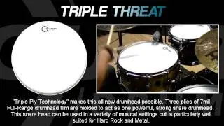 Triple Threat Coated Snare Drumhead