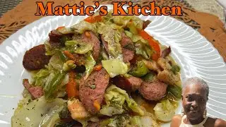 The Best Fried Cabbage with Smoked Sausage | Southern Fried Cabbage Recipe | Mattie’s Kitchen