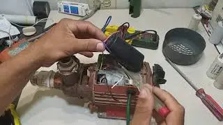 bomba de agua enciende pierde la presión y se calienta. ¡¡¡ Capacitor o condensador incorrecto¡¡¡..
