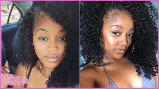 Installing/Styling My Kinky Curly Hair From Queen Hair Code