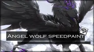 Angelwolf speedpaint