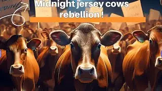 Broken knee, visitors and a midnight disaster in the cow shed.