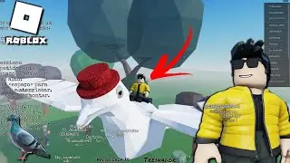 ROBLOX, VIREI UM DOMADOR DE POMBO NO SIMULADOR DE POMBOS GIGANTES, Pigeon Jockey ROBLOX, SIMULADOR