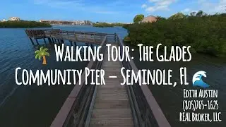 Walking Tour of The Glades Pier | Hidden Gem in Seminole Florida | Florida Waterfront Living 2025