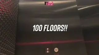 100 Floor Otis Hydraulic Shuttle Elevator at the Edge Observatory New York, NY