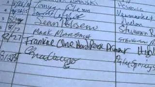 Visitor log Book