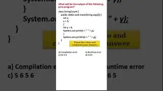 Java Coding Interview Question Part-1