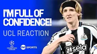 Anthony Gordon enjoyed Newcastle's emphatic win against Union SG in the Champions League 🙌