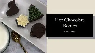 HOT CHOCOLATE BOMBS | Cocoa Bombs | Easy Recipe | How To Make Hot Chocolate Bombs.