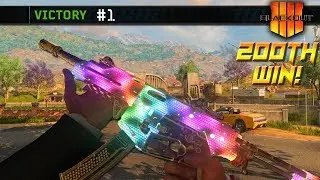 MOST INTENSE GAME I'VE EVER PLAYED! 200TH WIN IN BLACKOUT! - CALL OF DUTY BLACK OPS 4 BLACKOUT