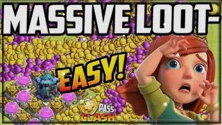 Clash of clans massive loot🔥black to back attacks in clash of clans game🎮🐉