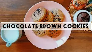 Easiest Chocolate Brown Cookies, no equipment #easyrecipe #cookies