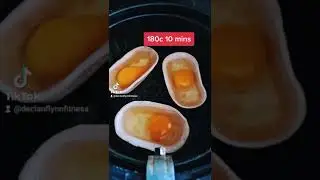 Baked eggs in Airfryer #airfryercooking #healthyfood #weightlossmeals