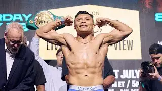 Isaac Cruz vs Omar Salcido Gamez | Weigh-in @PremierBoxingChampions