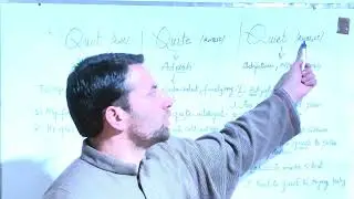Quit , Quite, Quiet: important difference 🚨 #ruhsir #english #kashmiri