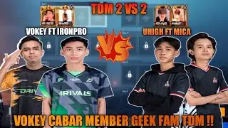 Vokey Ft IronPro Vs Geek Uhigh Ft Mica Adu Mekanik Kat Tdm !! 2Vs2 | Pubg Mobile