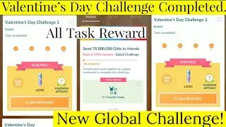 Valentine's Day Challenge Pokemon Go | Pokemon Go New Event | Pokemon Go Research | Global Challenge