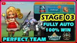 Lords Mobile Limited Challenge Dark Disaster Stage 3 Fully Auto | Witch Doll Stage 3 Fully Auto