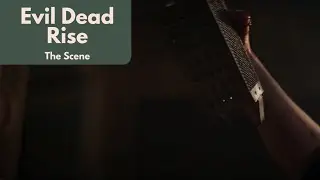 Cheese grater scene | Evil Dead Rise | The Scene