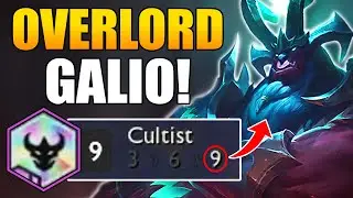 *SET 4* 9 CULTIST⭐⭐⭐ + OVERLORD GALIO! (Teamfight Tactics Fates NEW Set PBE)